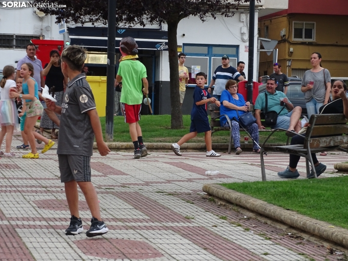 Una imagen de esta tarde en La Barriada. /PC