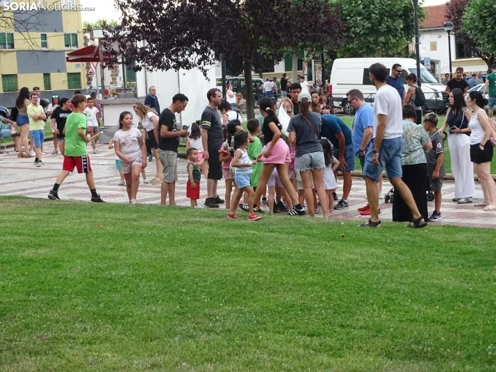 Una imagen de esta tarde en La Barriada. /PC
