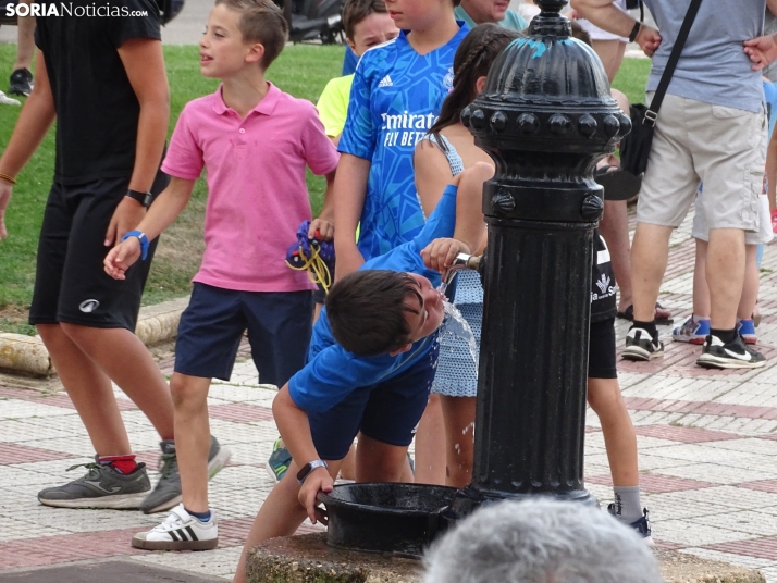 Una imagen de esta tarde en La Barriada. /PC