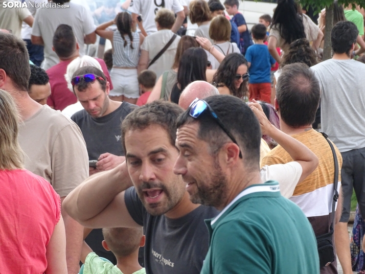 Una imagen de esta tarde en La Barriada. /PC