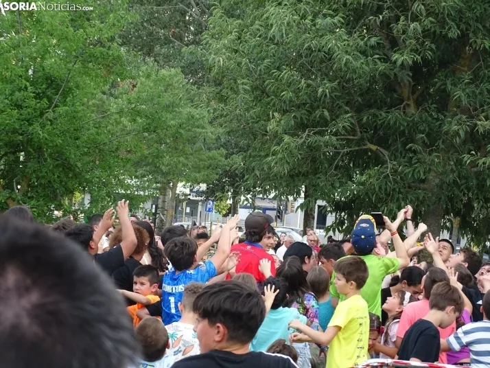 Una imagen de esta tarde en La Barriada. /PC