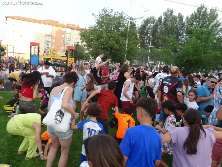 Una imagen de esta tarde en La Barriada. /PC