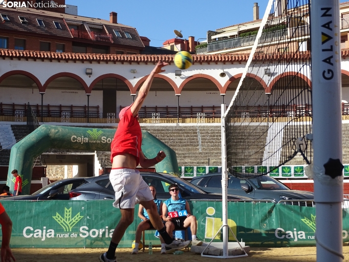 Una imagen del coso de San Benito esta tarde de domingo. 