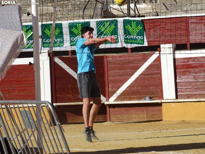 Una imagen del coso de San Benito esta tarde de domingo. 