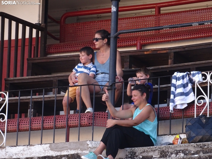 Una imagen del coso de San Benito esta tarde de domingo. 