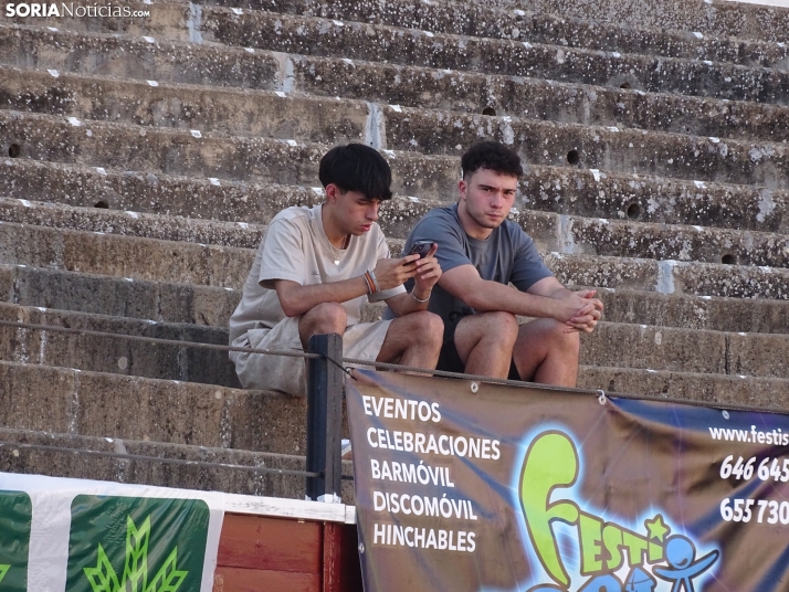 Una imagen del coso de San Benito esta tarde de domingo. 