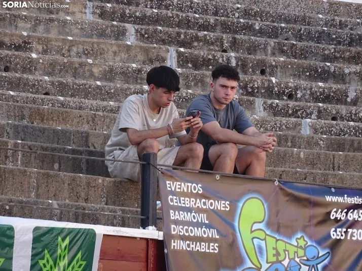 Una imagen del coso de San Benito esta tarde de domingo. 