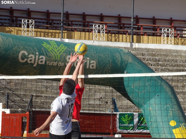 Una imagen del coso de San Benito esta tarde de domingo. 