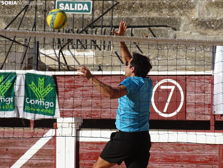 Una imagen del coso de San Benito esta tarde de domingo. 