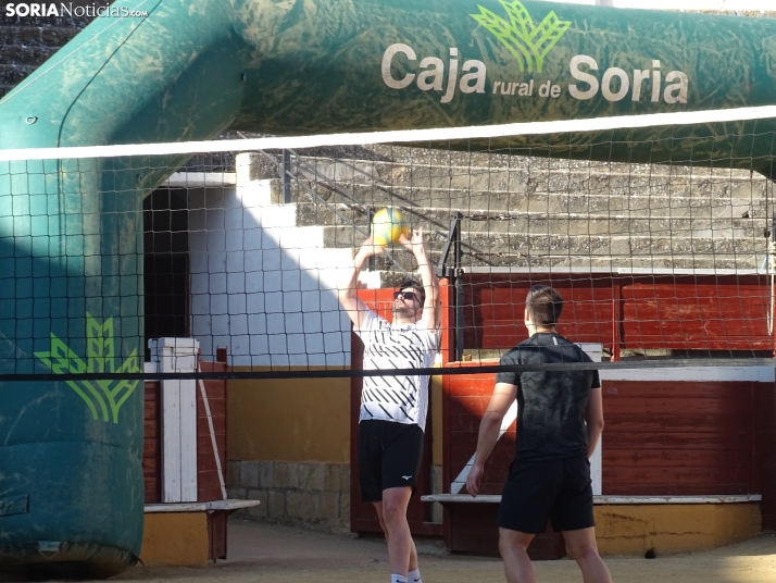 Una imagen del coso de San Benito esta tarde de domingo. 