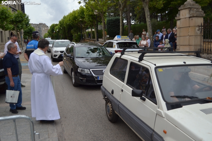 Fotos: Cientos de veh&iacute;culos son bendecidos en Soria por el D&iacute;a de San Crist&oacute;bal