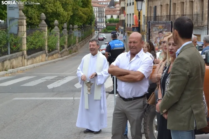 Fotos: Cientos de veh&iacute;culos son bendecidos en Soria por el D&iacute;a de San Crist&oacute;bal