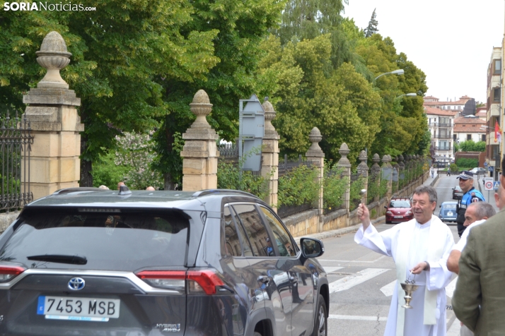 Fotos: Cientos de veh&iacute;culos son bendecidos en Soria por el D&iacute;a de San Crist&oacute;bal