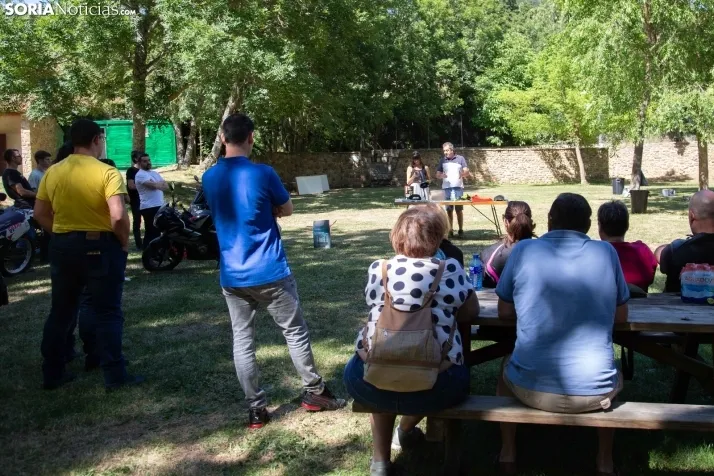 Encuentro motero en Santa Cruz de Yanguas