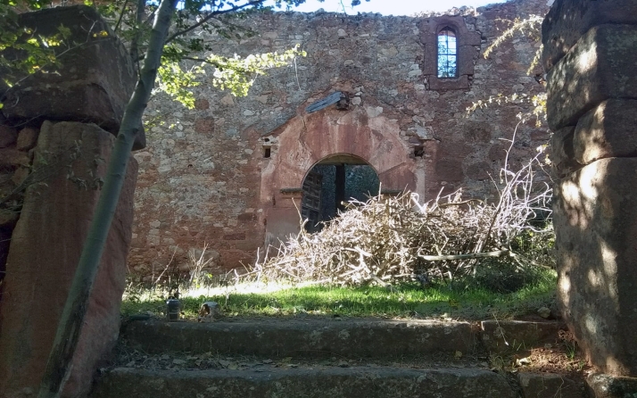 Una imagen del estado del templo. /HN