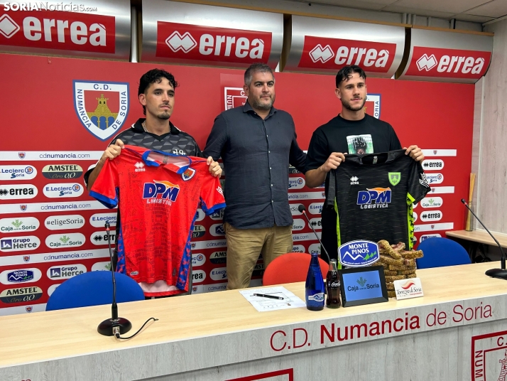 Joel Jiménez y Fermín Ruiz, dos fichajes del Numancia a los que no le asusta la palabra ascenso