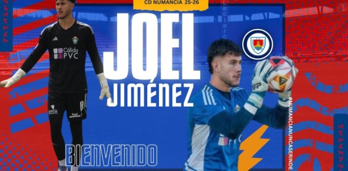 El Numancia refuerza su portería con Joel Jiménez