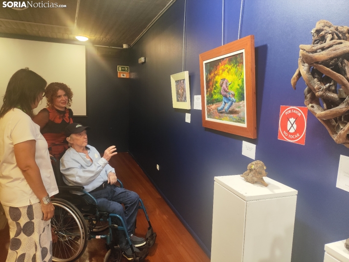 Exposición del pintor Rafael de la Rosa.