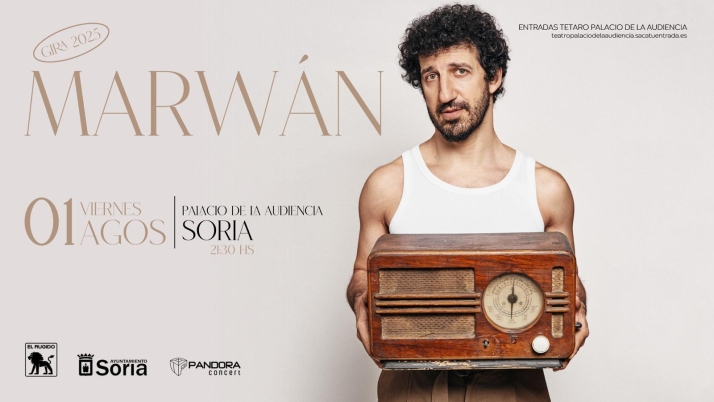 Marwan inaugura Expoesía el 1 de agosto y las entradas se pueden adquirir ya este martes