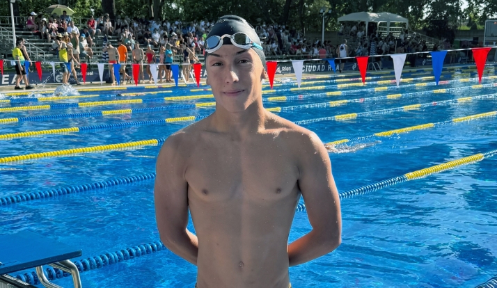 El joven nadador soriano Raúl Perales se posiciona entre los mejores de España en su debut nacional