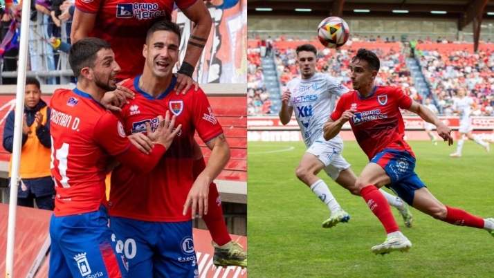 Diego Royo y Carlos González, dos nuevas bajas en el Numancia
