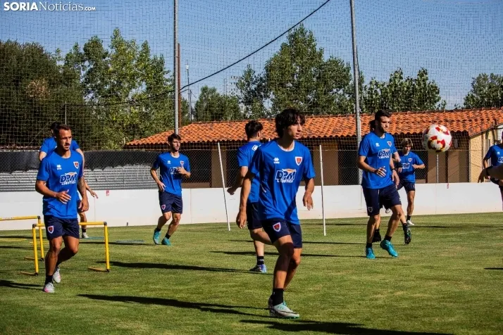 En im&aacute;genes: El Numancia completa su primer entrenamiento de pretemporada