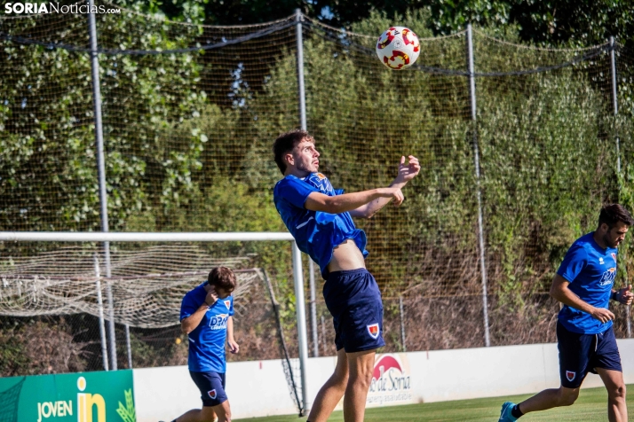 En im&aacute;genes: El Numancia completa su primer entrenamiento de pretemporada