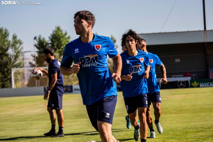 En im&aacute;genes: El Numancia completa su primer entrenamiento de pretemporada