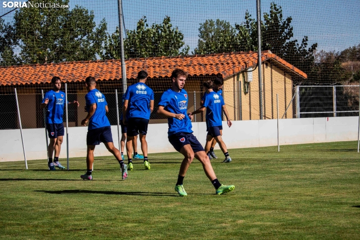 En im&aacute;genes: El Numancia completa su primer entrenamiento de pretemporada