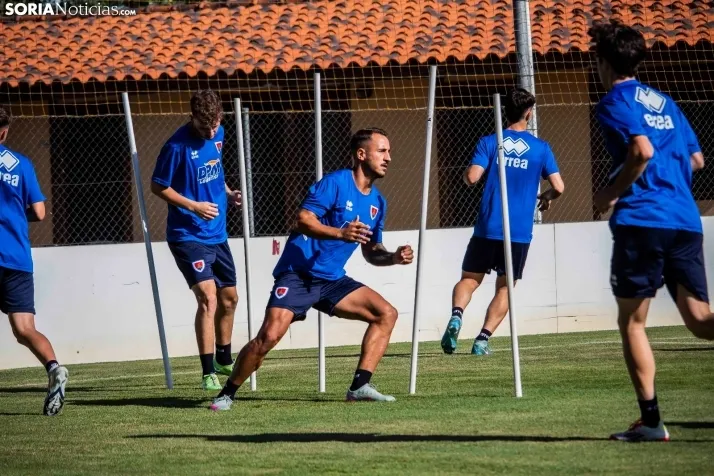 En im&aacute;genes: El Numancia completa su primer entrenamiento de pretemporada