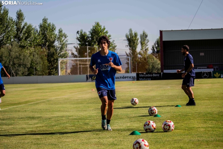 En im&aacute;genes: El Numancia completa su primer entrenamiento de pretemporada