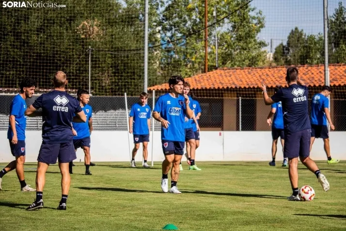 En im&aacute;genes: El Numancia completa su primer entrenamiento de pretemporada