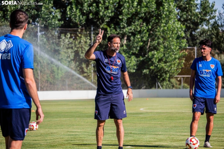En im&aacute;genes: El Numancia completa su primer entrenamiento de pretemporada