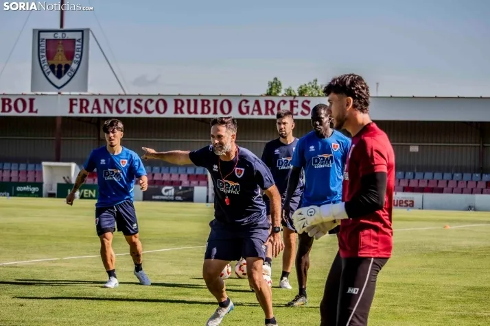 En im&aacute;genes: El Numancia completa su primer entrenamiento de pretemporada