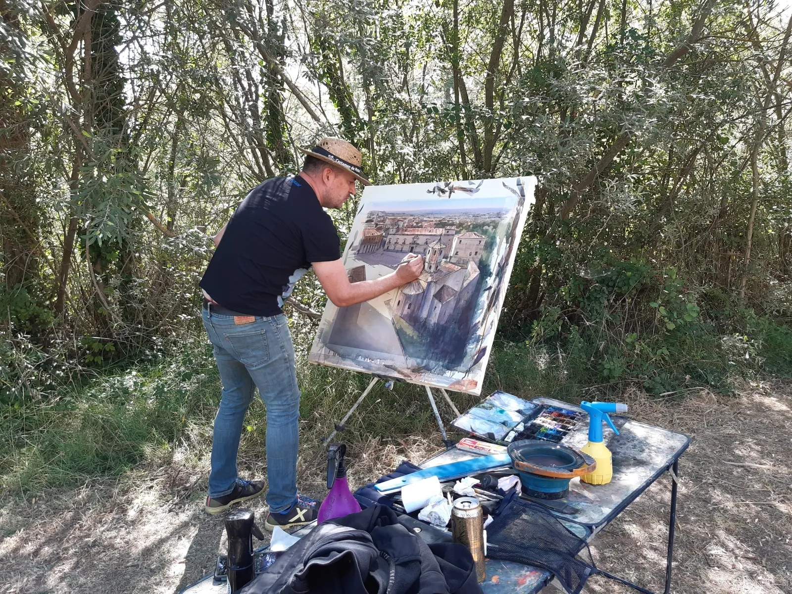 Foto 2 - Los pinceles volver&aacute;n a tomar las calles de Almaz&aacute;n en su V Concurso de Pintura R&aacute;pida