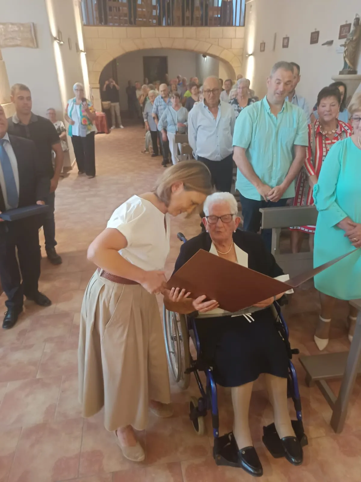 Una imagen del homenaje. /Dip.