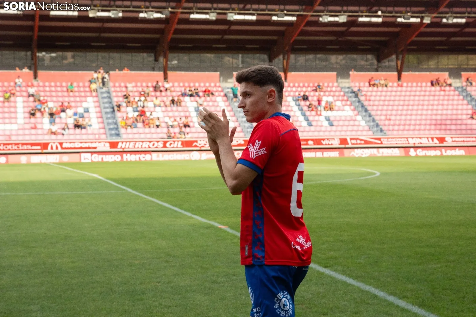 Foto 2 - Dani Garc&iacute;a y N&eacute;stor Lucas, ambici&oacute;n y calma para un Numancia que perfila su asalto al ascenso