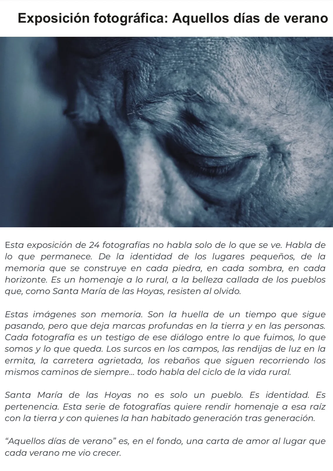Foto 10 - 'Aquellos d&iacute;as de verano', la exposici&oacute;n que rescata la identidad rural soriana
