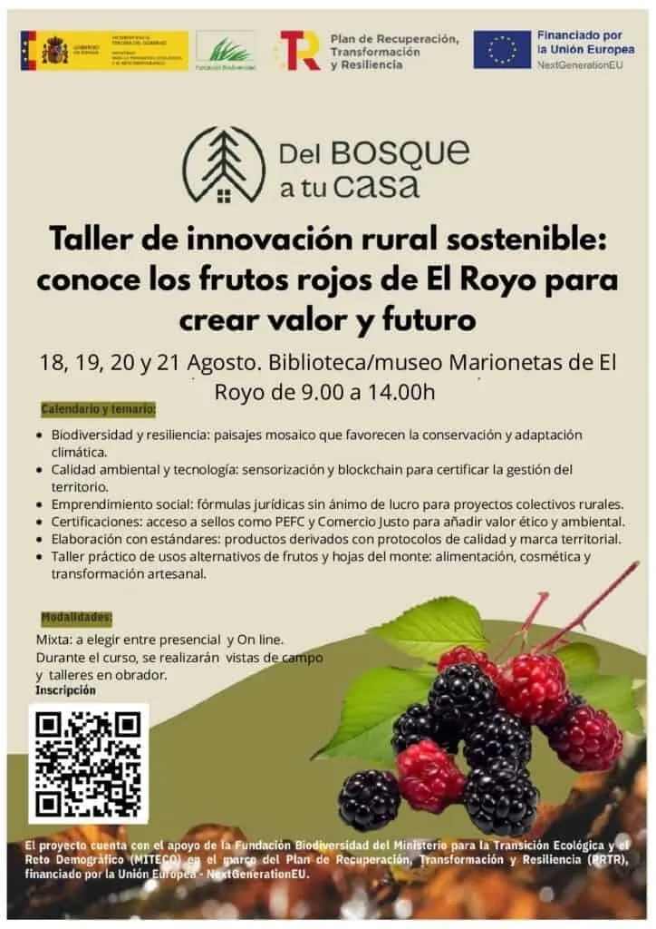 Foto 2 - El Royo explora el potencial de los frutos rojos para innovar y fijar poblaci&oacute;n
