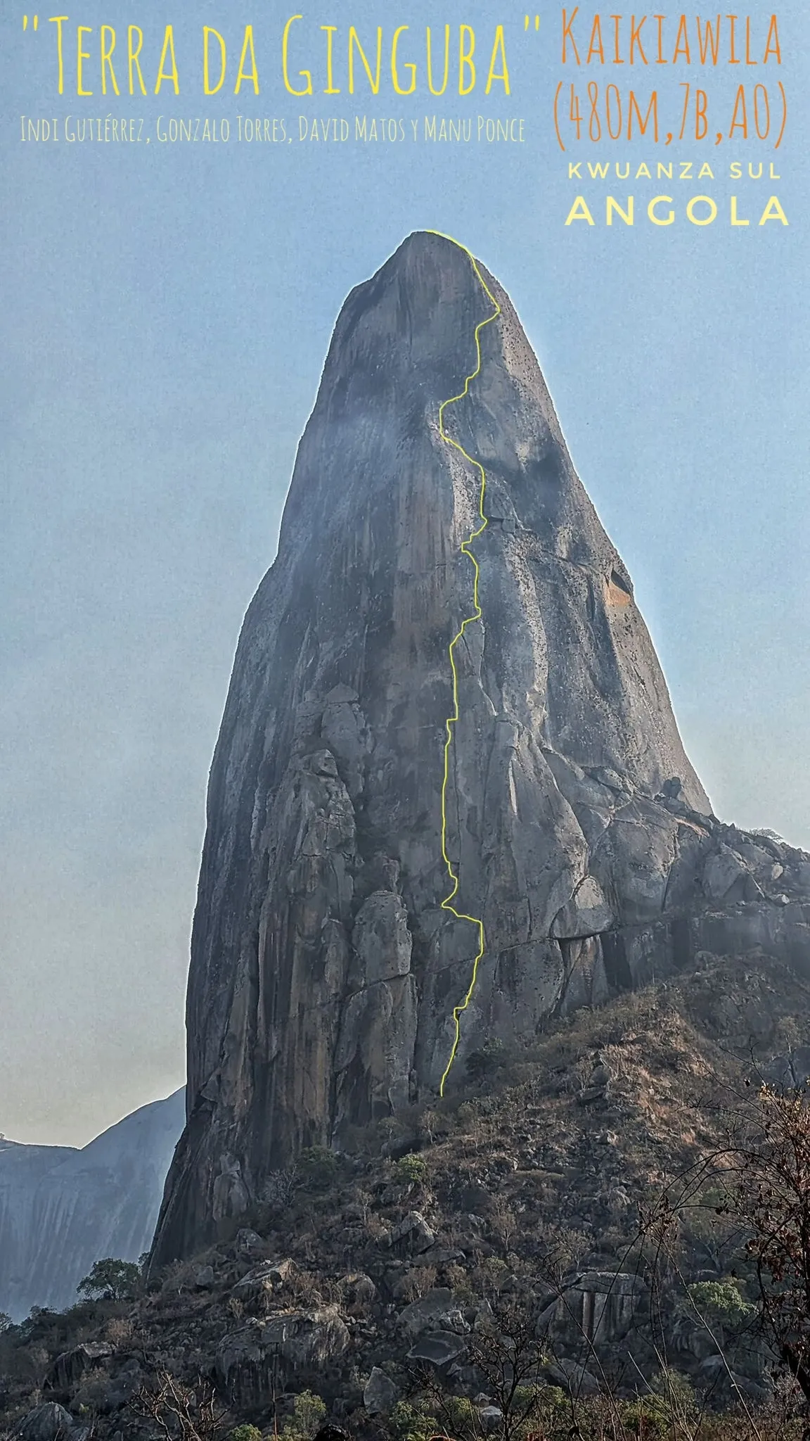 Una imagen del ascenso. 