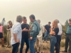 Mínguez y Barcones acompañan a Pedro Sánchez en su visita a los incendios de Castilla y León. @psoelaciana