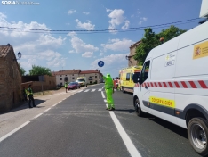 Accidente de tráfico con tres heridos en Ojuel.