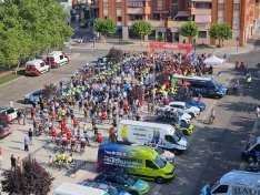 Una imagen del homenaje en Aranda de Duero. 
