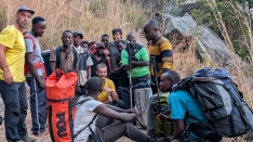 Una imagen del ascenso. 