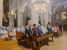Una imagen de la jornada hoy en El Burgo. /DOS