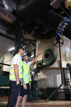 Visita del equipo amarillo a las instalaciones de REBI. 