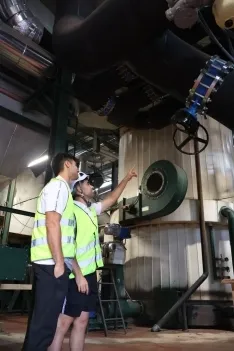 Visita del equipo amarillo a las instalaciones de REBI. 