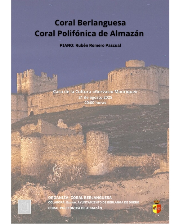 Concierto de las corales de Berlanga y Almazán en Soria