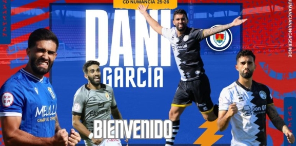 El Numancia incorpora a Dani García para su delantera