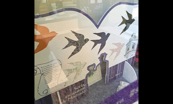 Escaparate Machado Soria 2025: comercios y literatura se unen